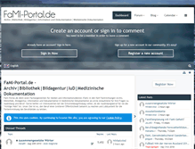 Tablet Screenshot of fami-portal.de